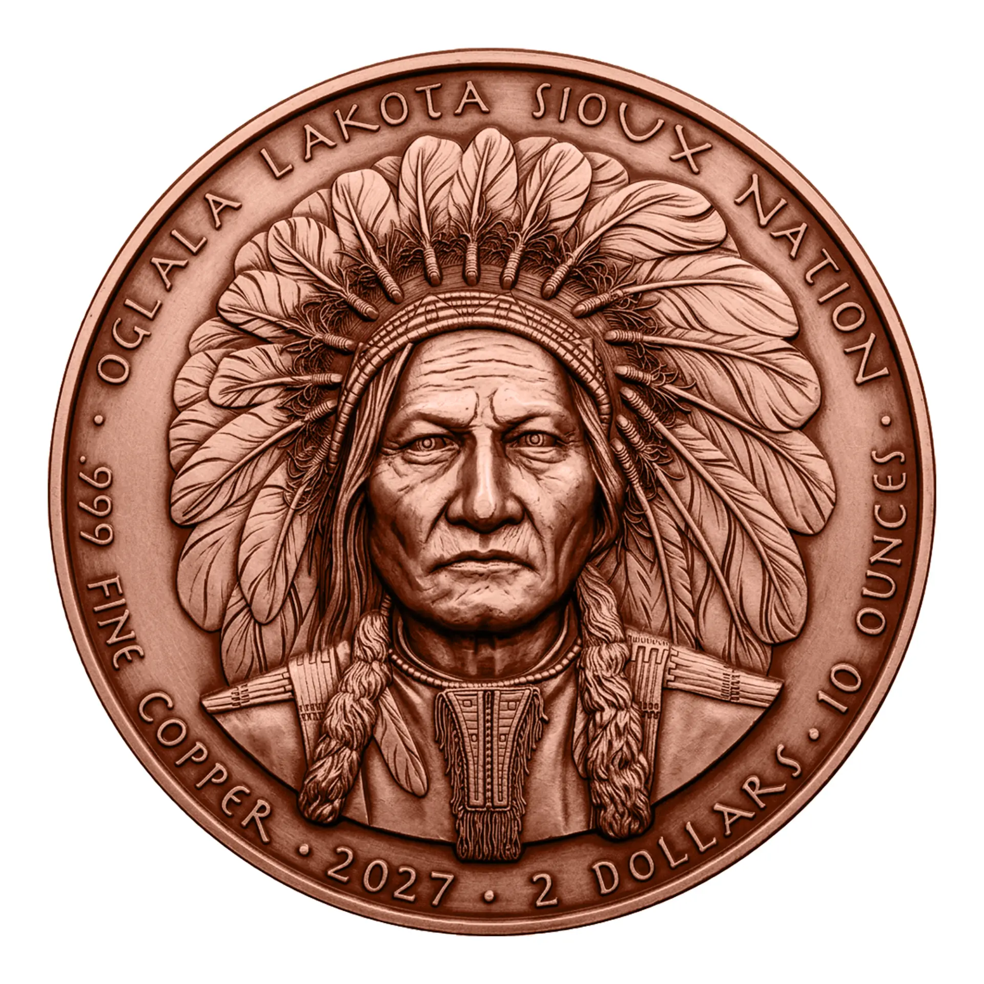 The Chief & the Buffalo, obverse