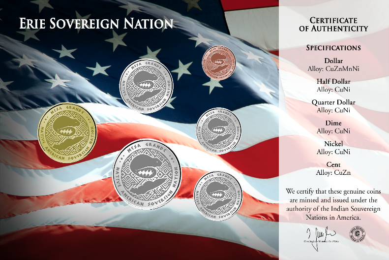 Erie Coin Set, reverse
